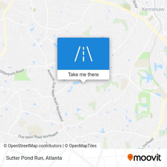 Mapa de Sutter Pond Run