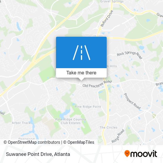 Mapa de Suwanee Point Drive