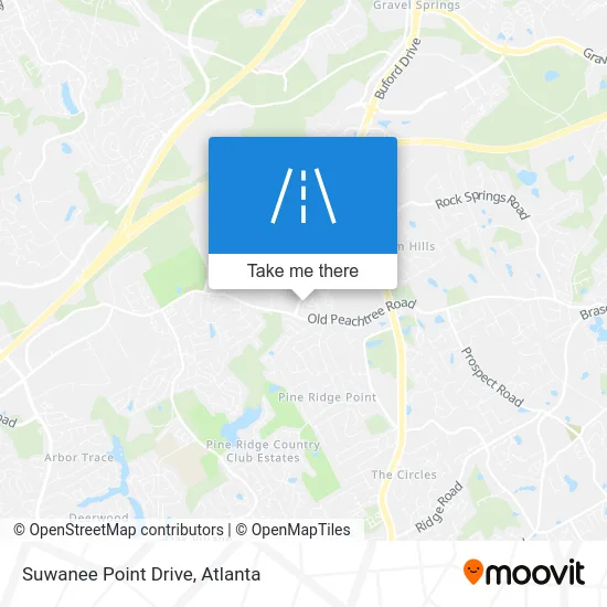 Suwanee Point Drive map