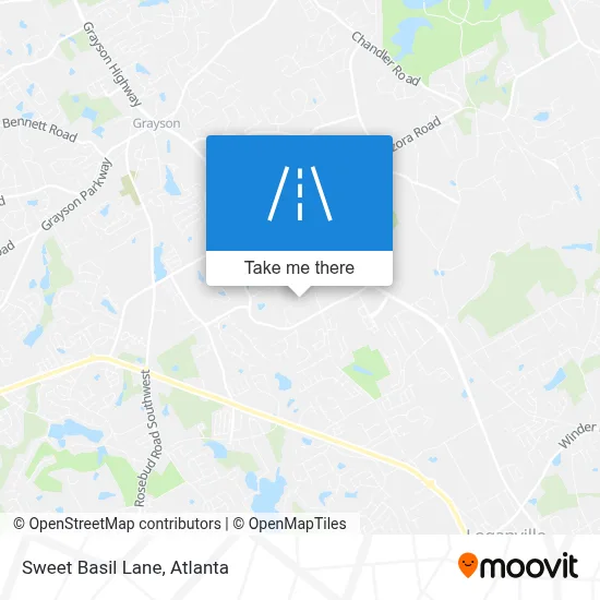 Sweet Basil Lane map