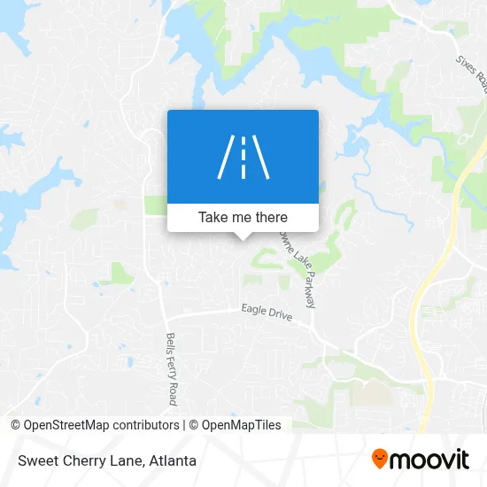 Sweet Cherry Lane map