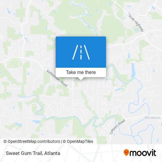 Sweet Gum Trail map