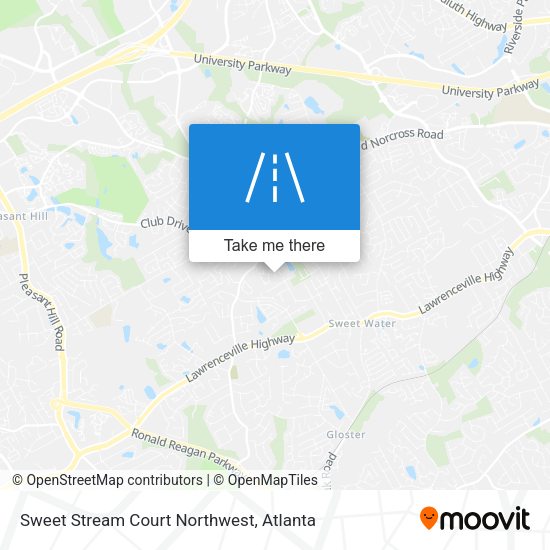 Mapa de Sweet Stream Court Northwest