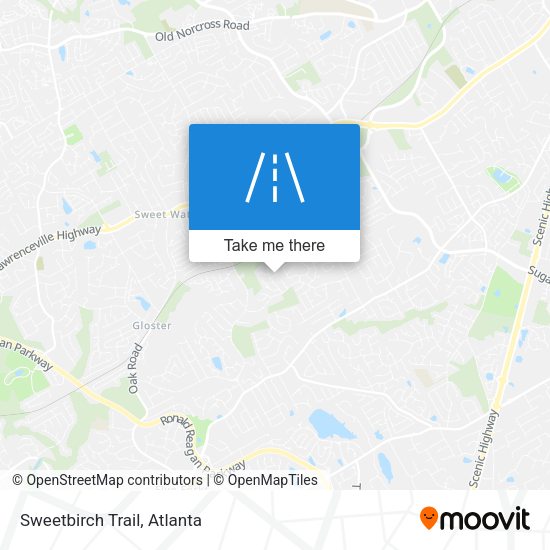 Mapa de Sweetbirch Trail
