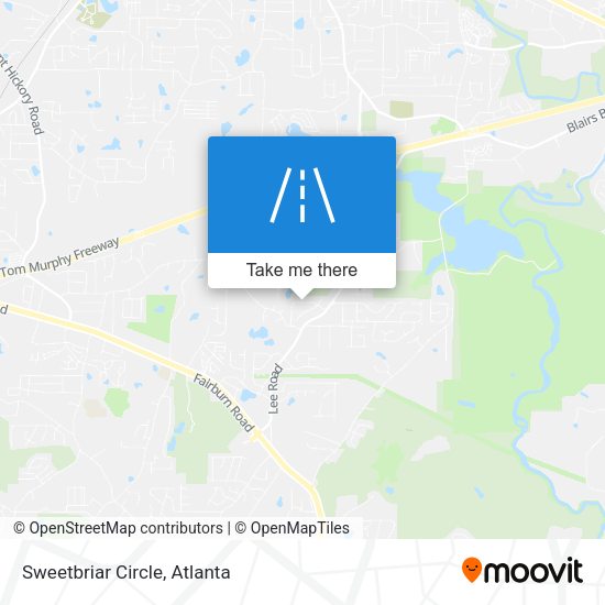 Mapa de Sweetbriar Circle