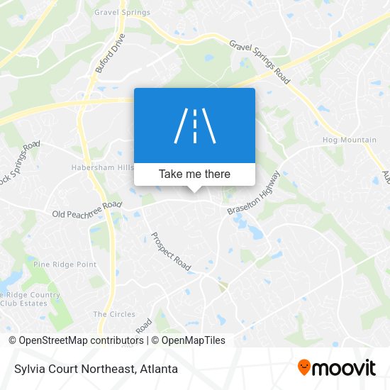 Sylvia Court Northeast map