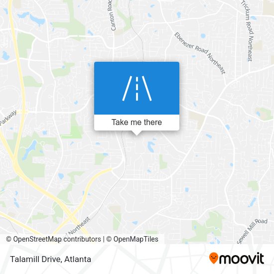 Mapa de Talamill Drive