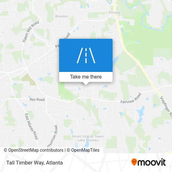 Tall Timber Way map