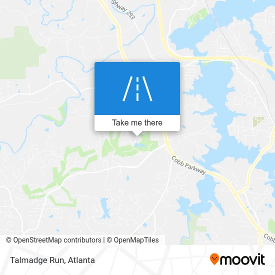 Talmadge Run map