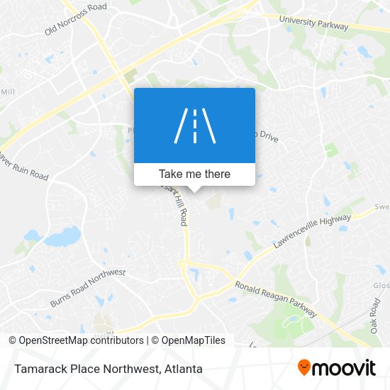 Mapa de Tamarack Place Northwest
