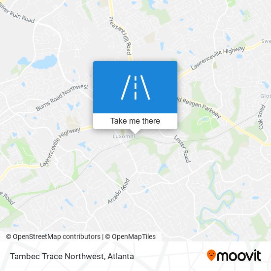 Mapa de Tambec Trace Northwest