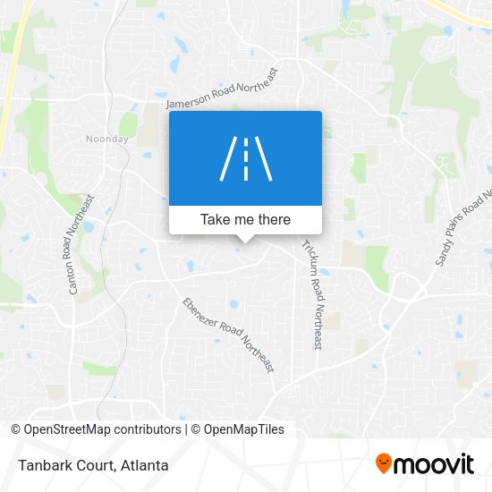 Mapa de Tanbark Court