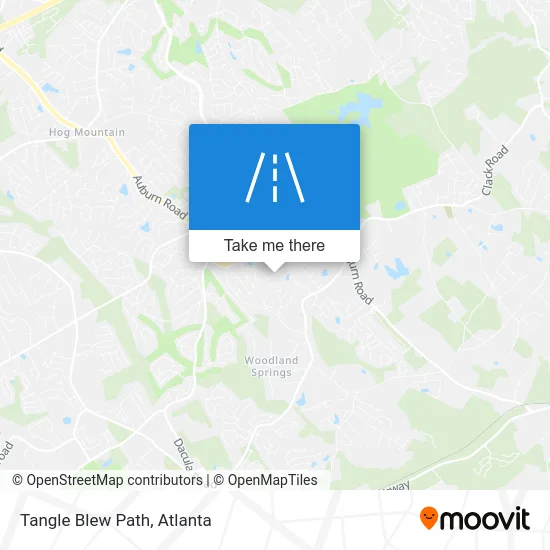 Tangle Blew Path map