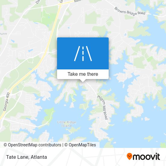 Mapa de Tate Lane