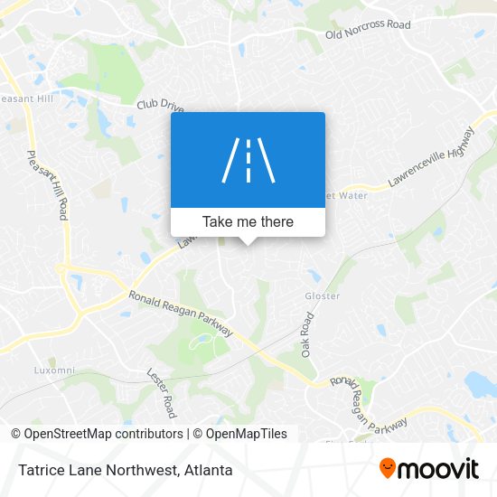 Mapa de Tatrice Lane Northwest