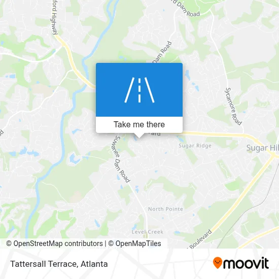 Tattersall Terrace map