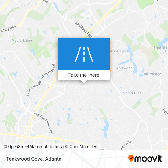 Mapa de Teakwood Cove