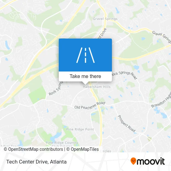 Tech Center Drive map