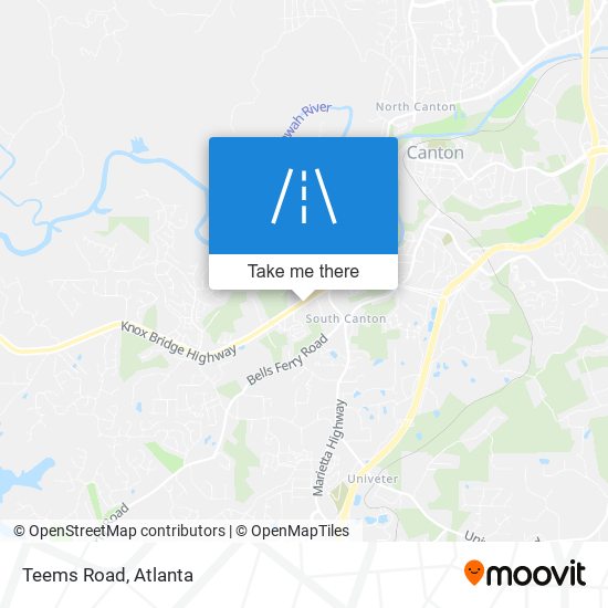 Mapa de Teems Road