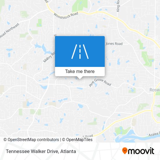 Mapa de Tennessee Walker Drive