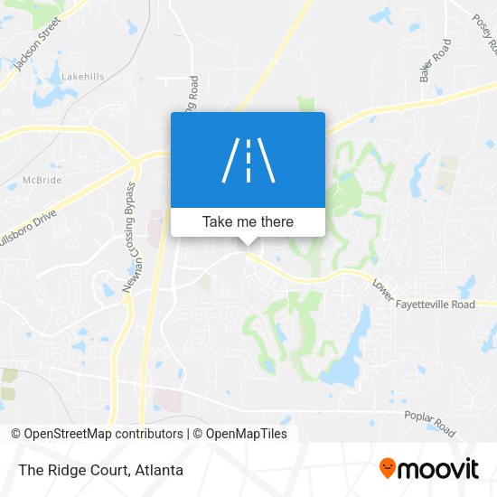 Mapa de The Ridge Court