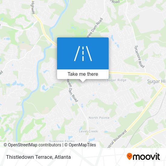 Mapa de Thistledown Terrace