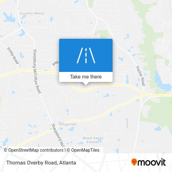 Mapa de Thomas Overby Road