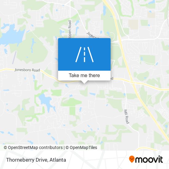 Thorneberry Drive map