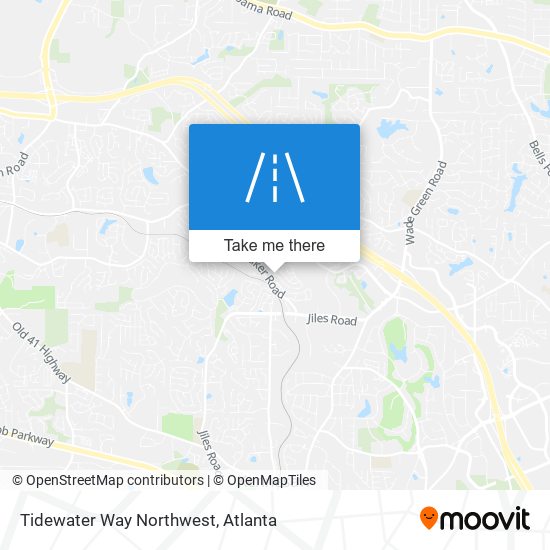 Tidewater Way Northwest map