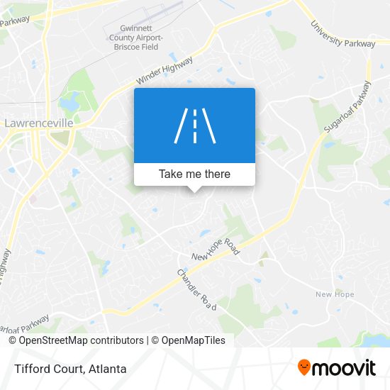 Mapa de Tifford Court