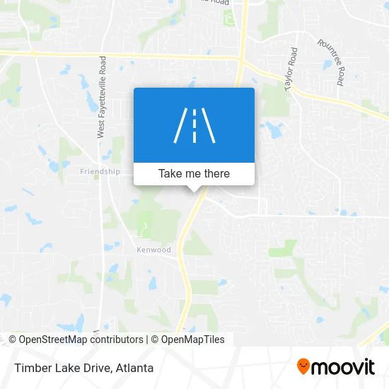Timber Lake Drive map