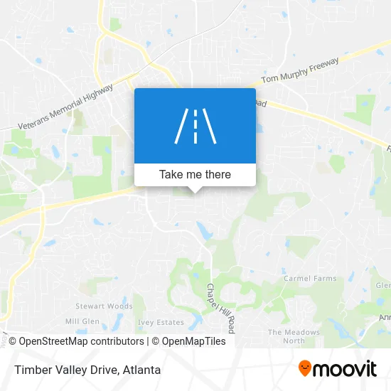 Timber Valley Drive map