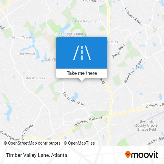 Mapa de Timber Valley Lane