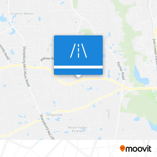 Timber Walk Drive map