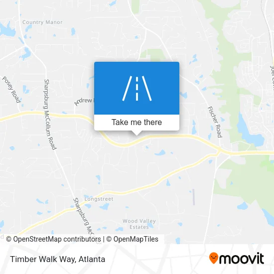 Timber Walk Way map