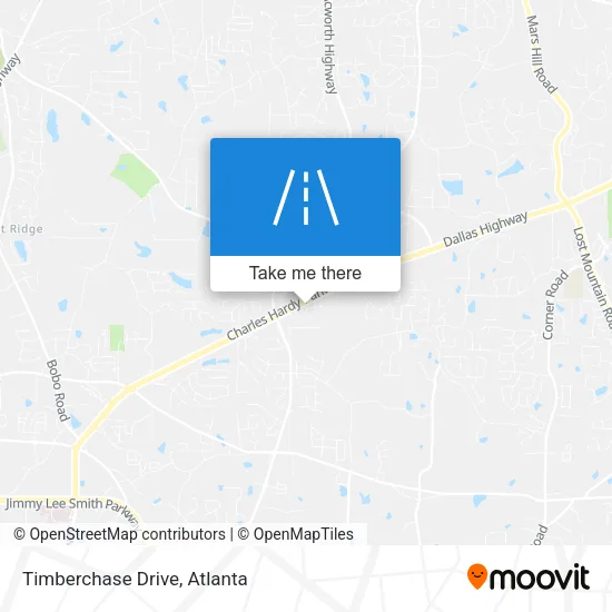 Timberchase Drive map