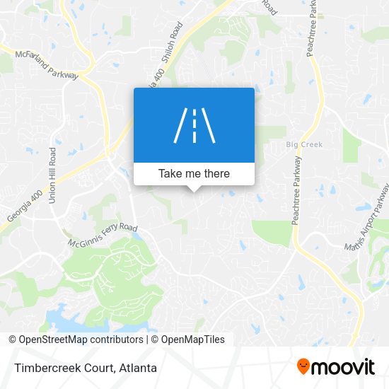 Mapa de Timbercreek Court