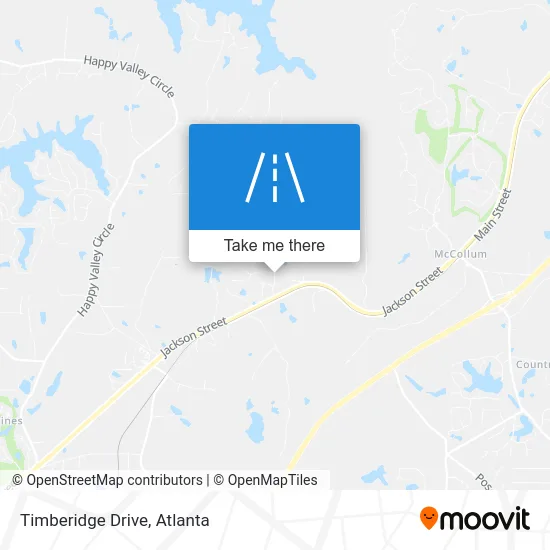 Timberidge Drive map