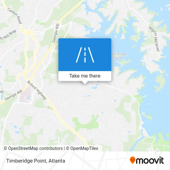 Timberidge Point map