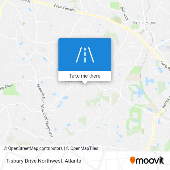 Mapa de Tisbury Drive Northwest