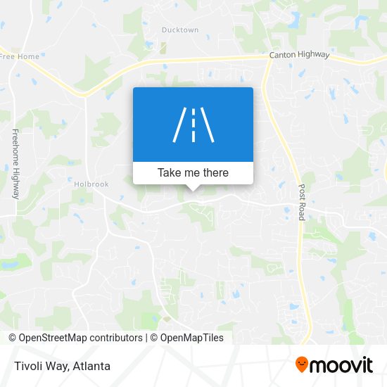Mapa de Tivoli Way