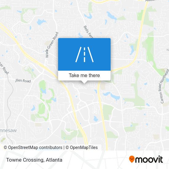 Mapa de Towne Crossing