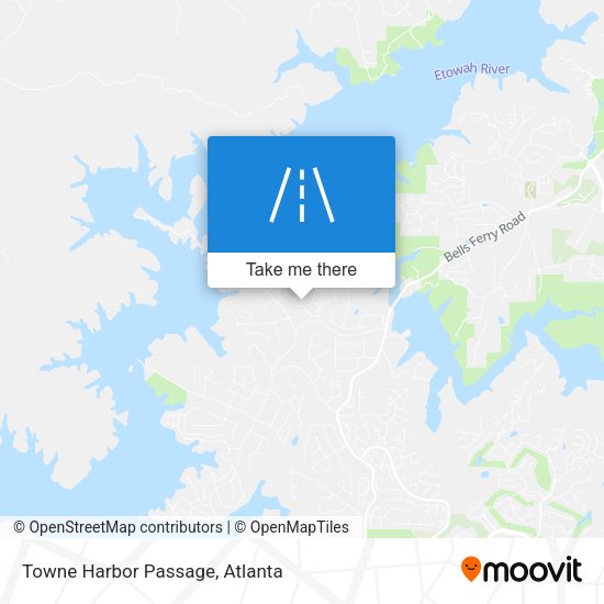 Towne Harbor Passage map