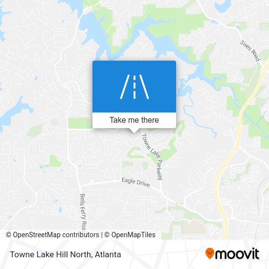 Mapa de Towne Lake Hill North