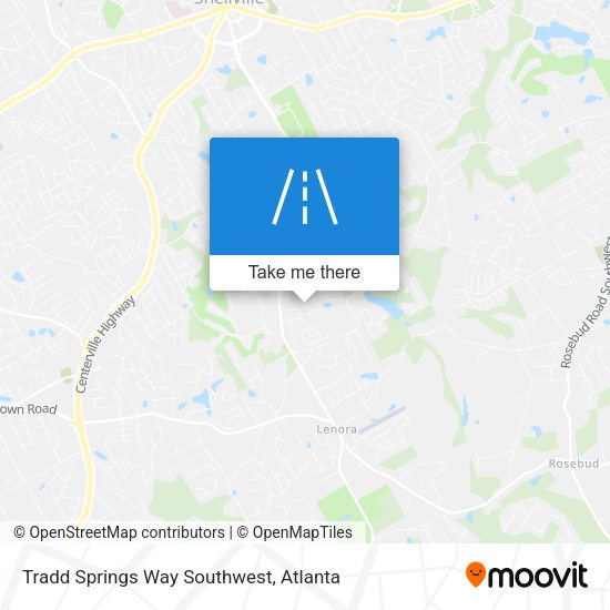Tradd Springs Way Southwest map