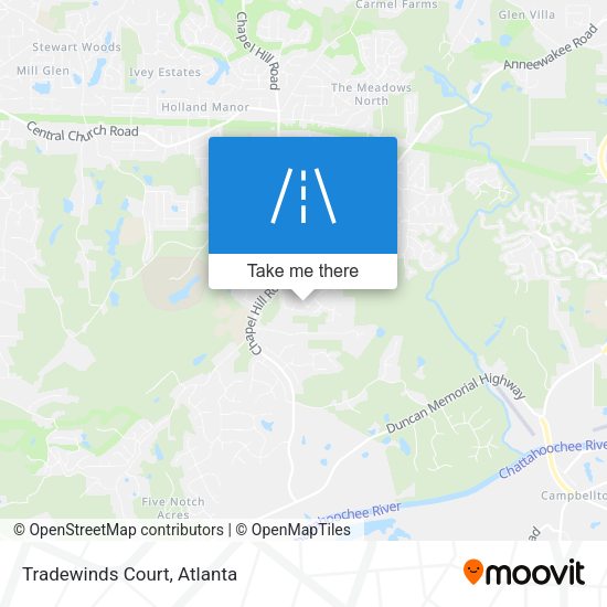 Mapa de Tradewinds Court