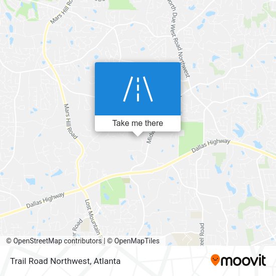 Mapa de Trail Road Northwest
