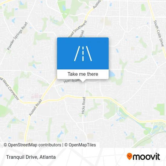 Tranquil Drive map