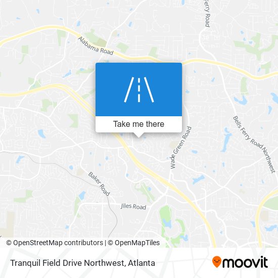 Mapa de Tranquil Field Drive Northwest