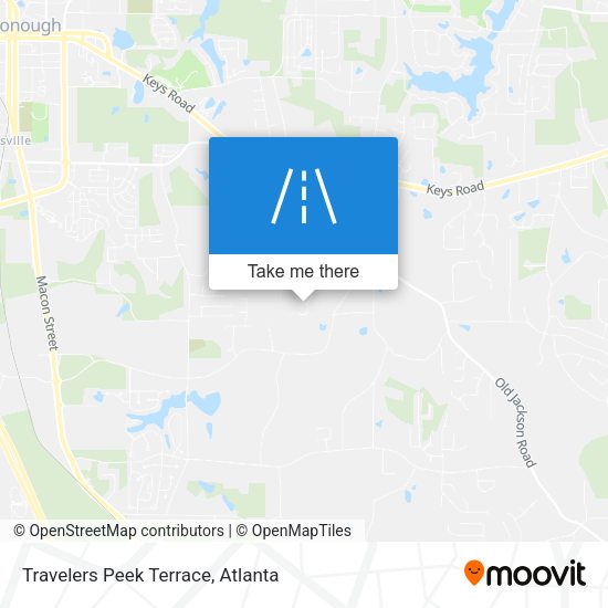 Mapa de Travelers Peek Terrace